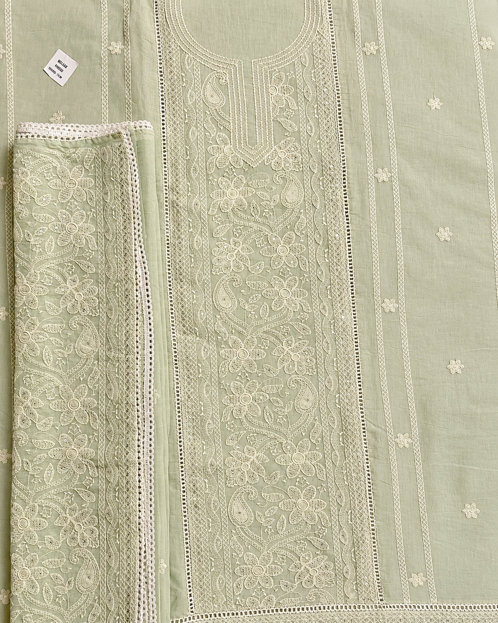 Chikankari Mul Cotton Suit Set