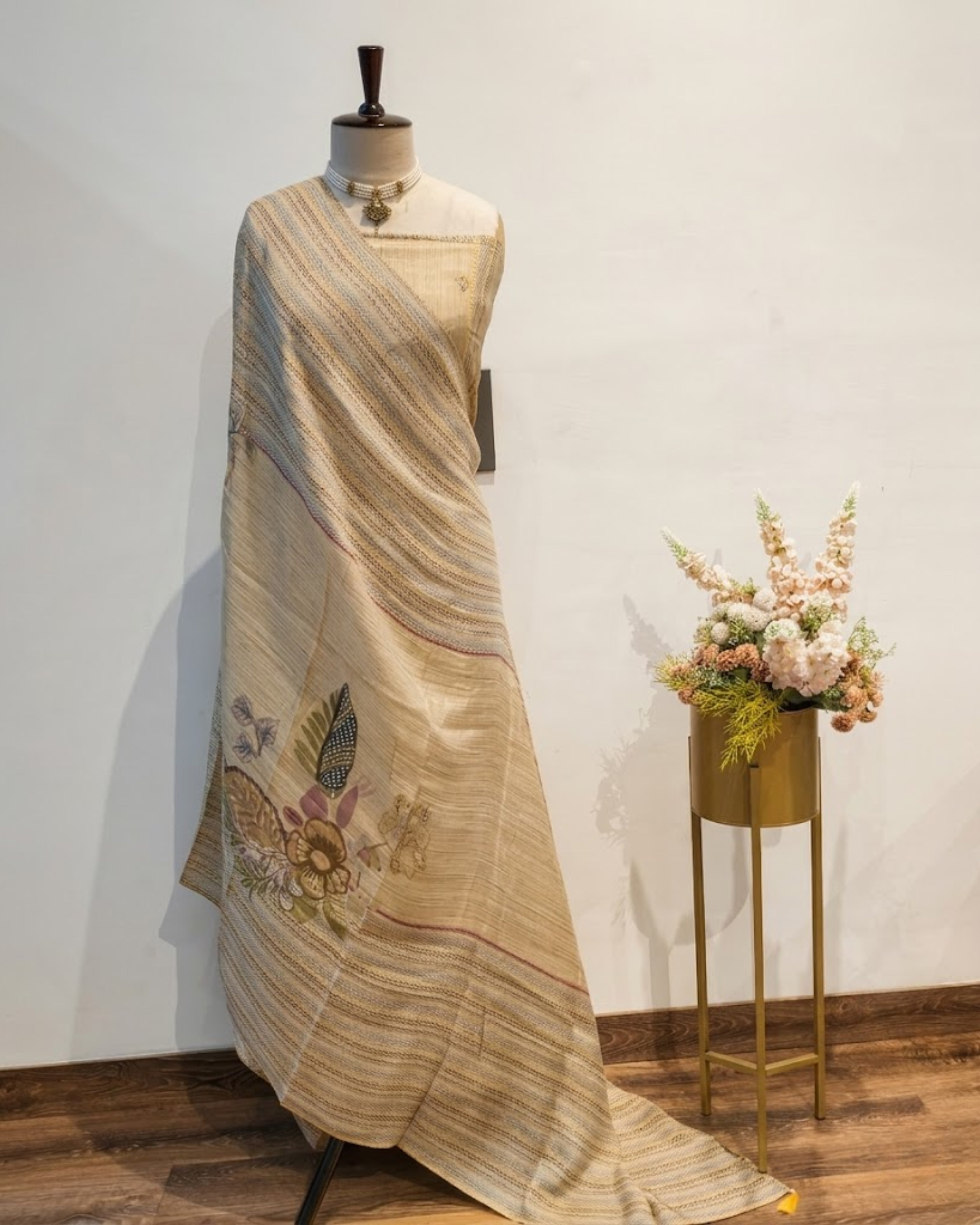 Gucci Silk with Embroidery Dupatta