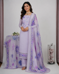 All-Over Printed Bangalori Silk Suit Set with Matching Dupatta