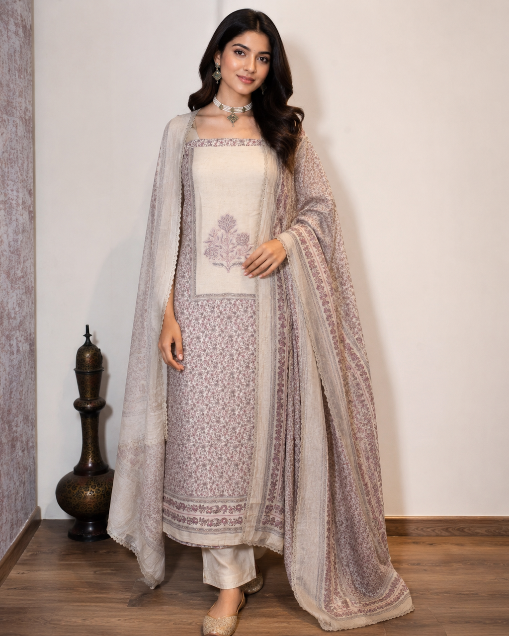 Bangalori Silk Suit