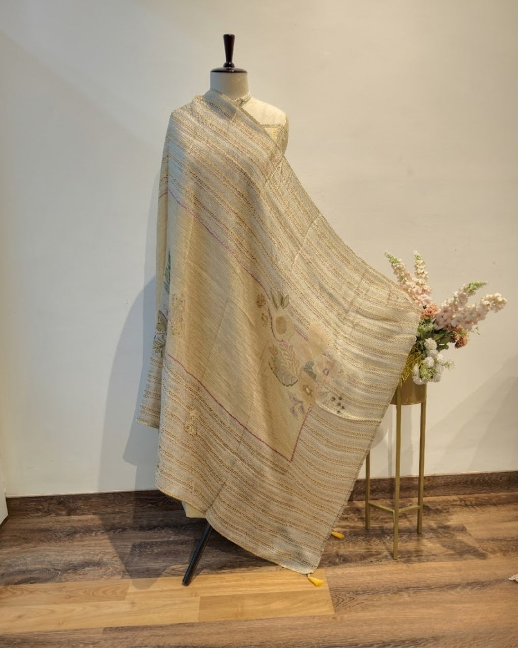 Gucci Silk with Embroidery Dupatta