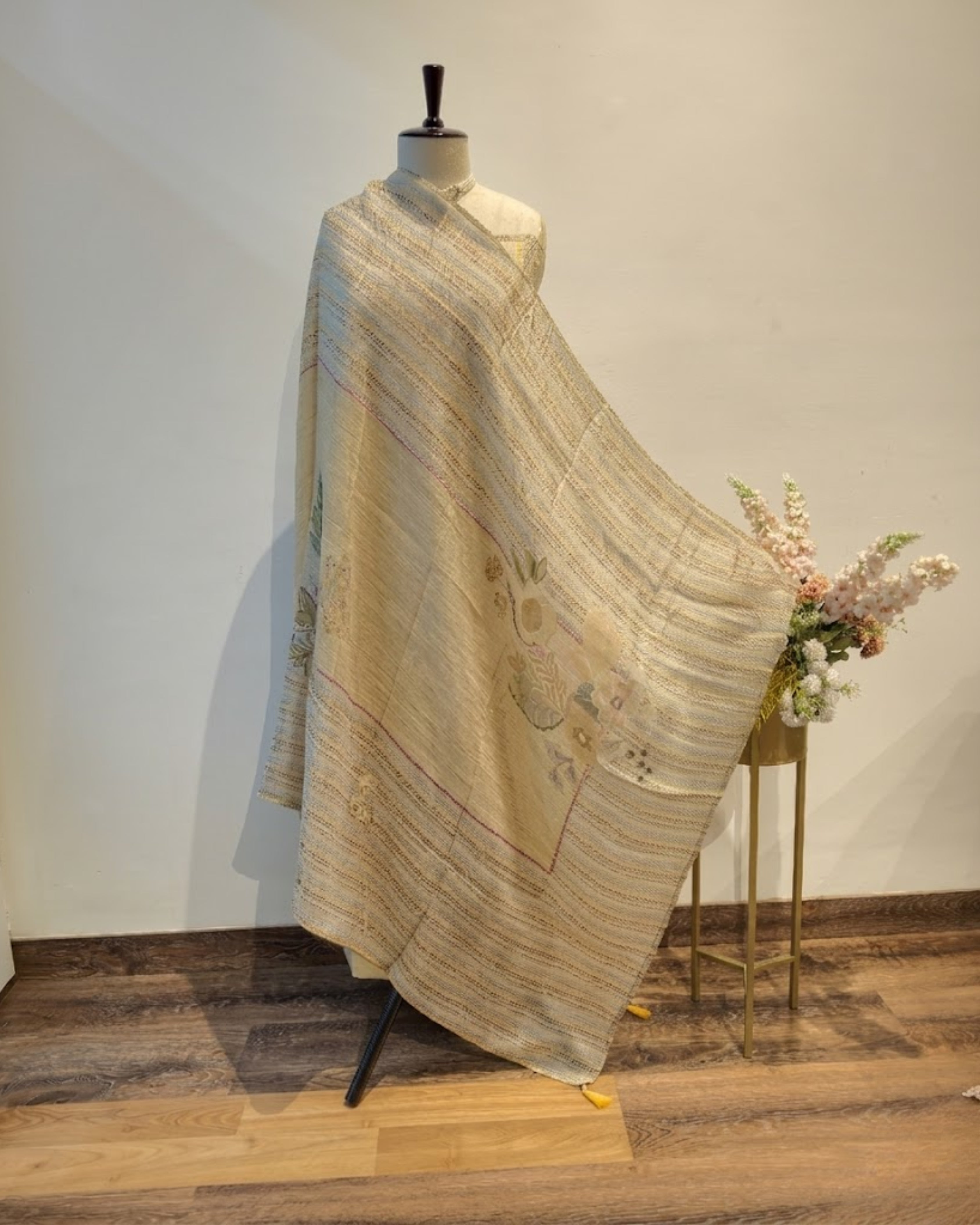 Gucci Silk with Embroidery Dupatta