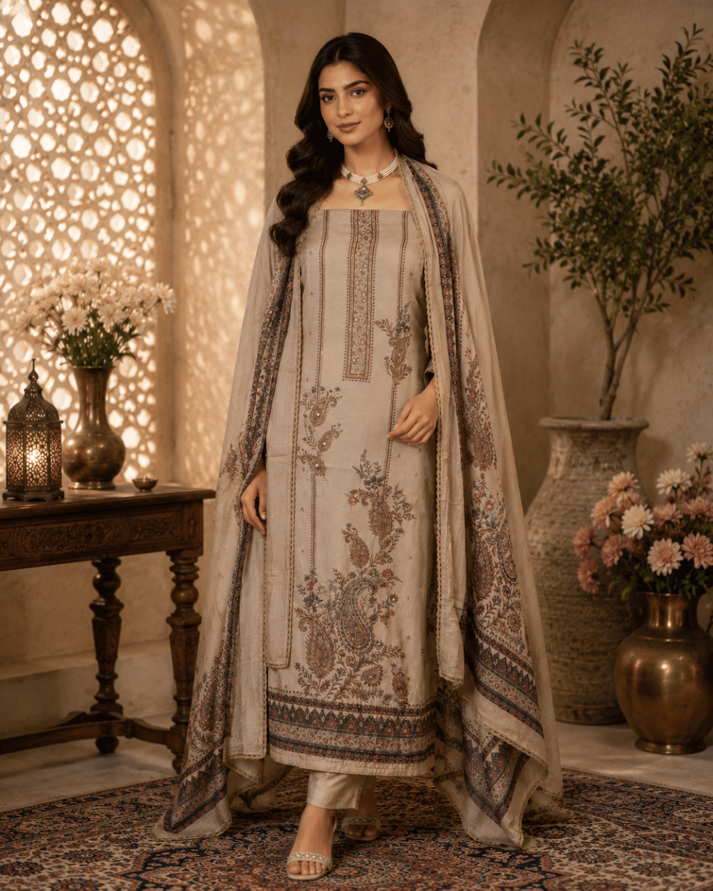 Muslin Designer Embrodiery