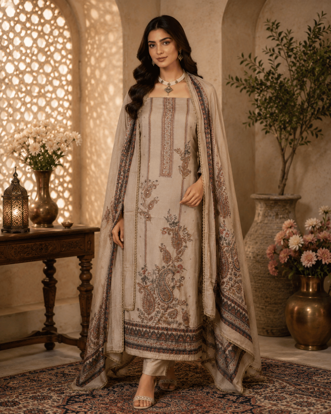 Muslin Designer Embrodiery