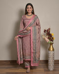 Digital  Printed Suit In Crepe