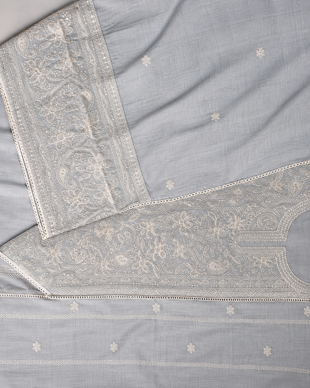 Chikankari Mul Cotton Suit Set
