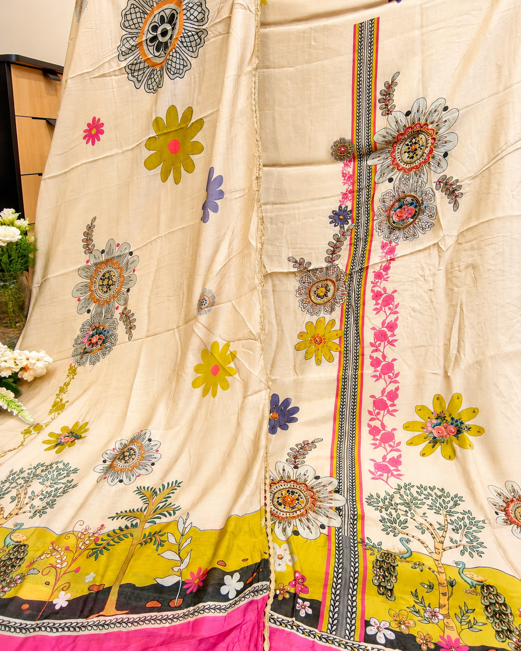 Muslin All over Printed Suit