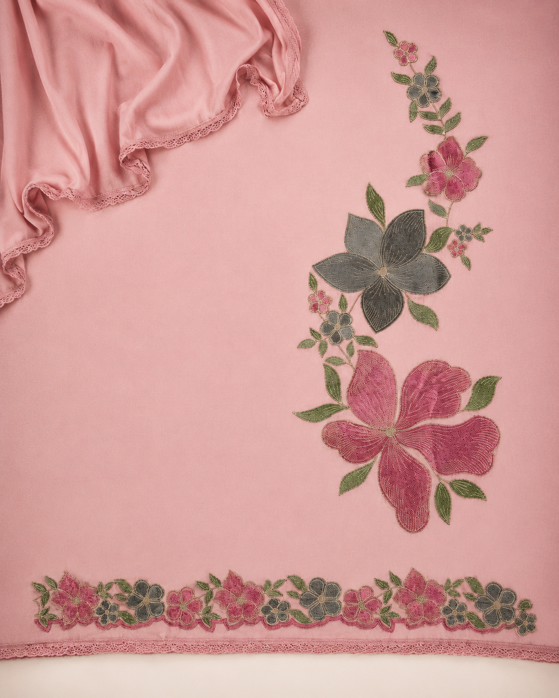 Glace Cotton Suit Plain Allover