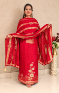 Red Karva Chauth Special Suit