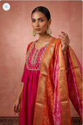 Thamur Chinnon Embroidered Kurta Set