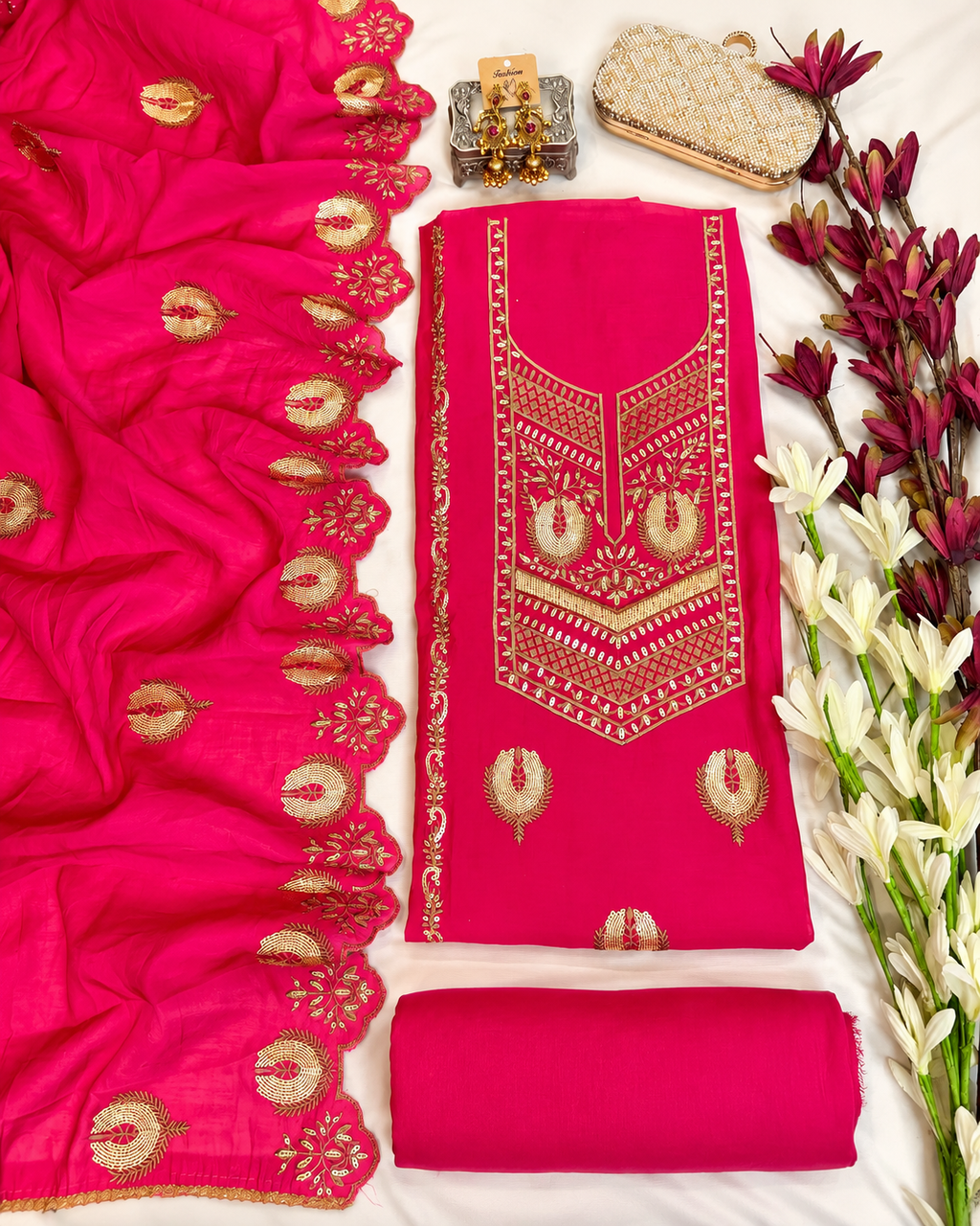 Traditional Embroidered Suit Set