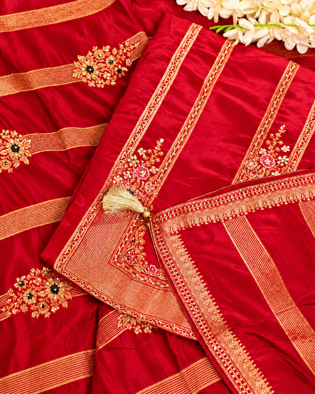 Red Karva Chauth Special Suit