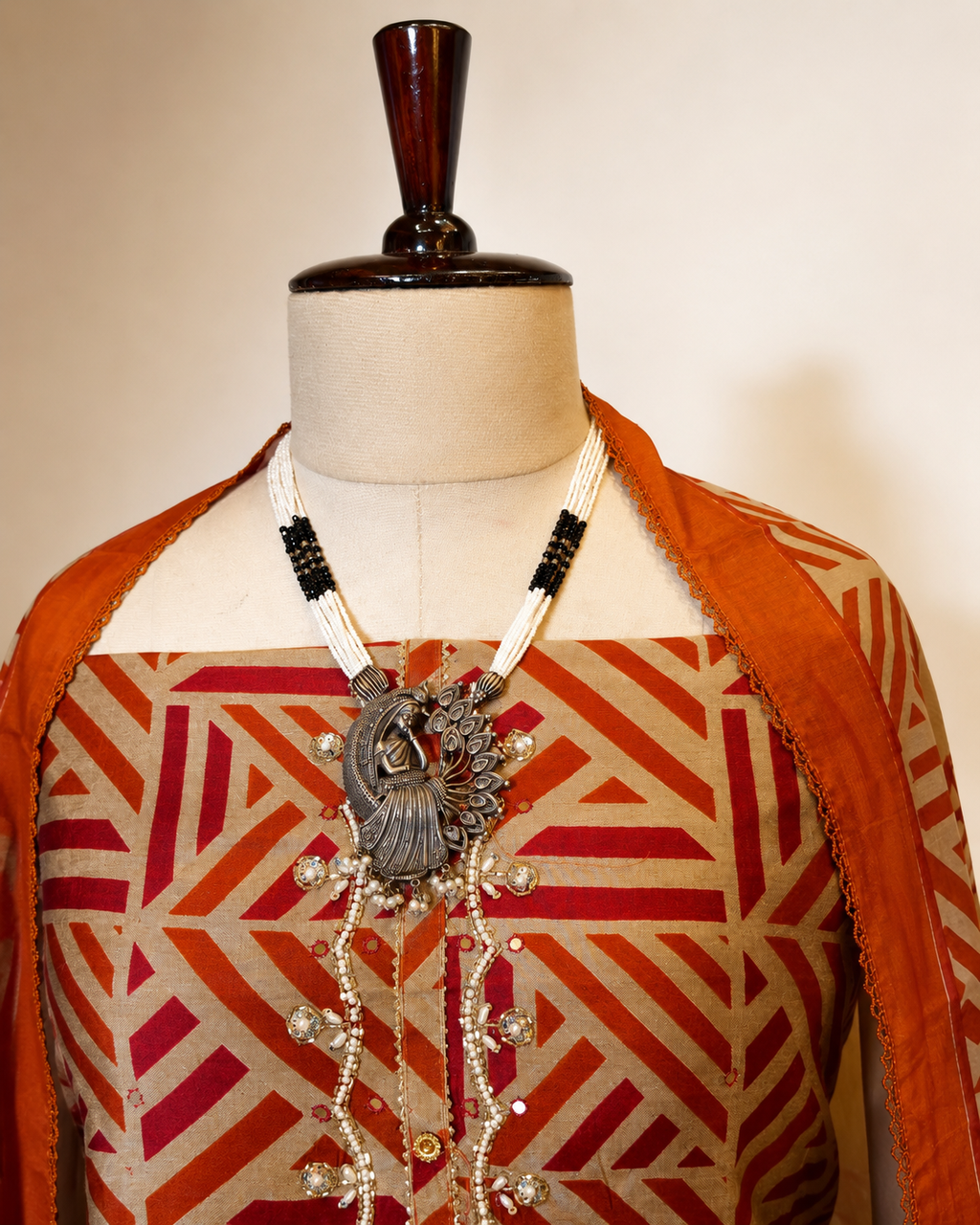 Muslin Stone work suit