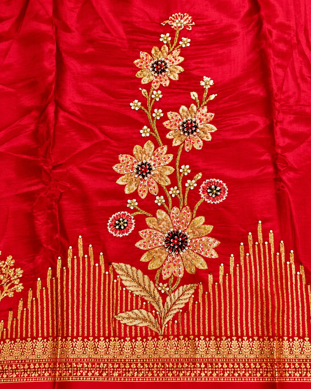 Red Karva Chauth Special Suit