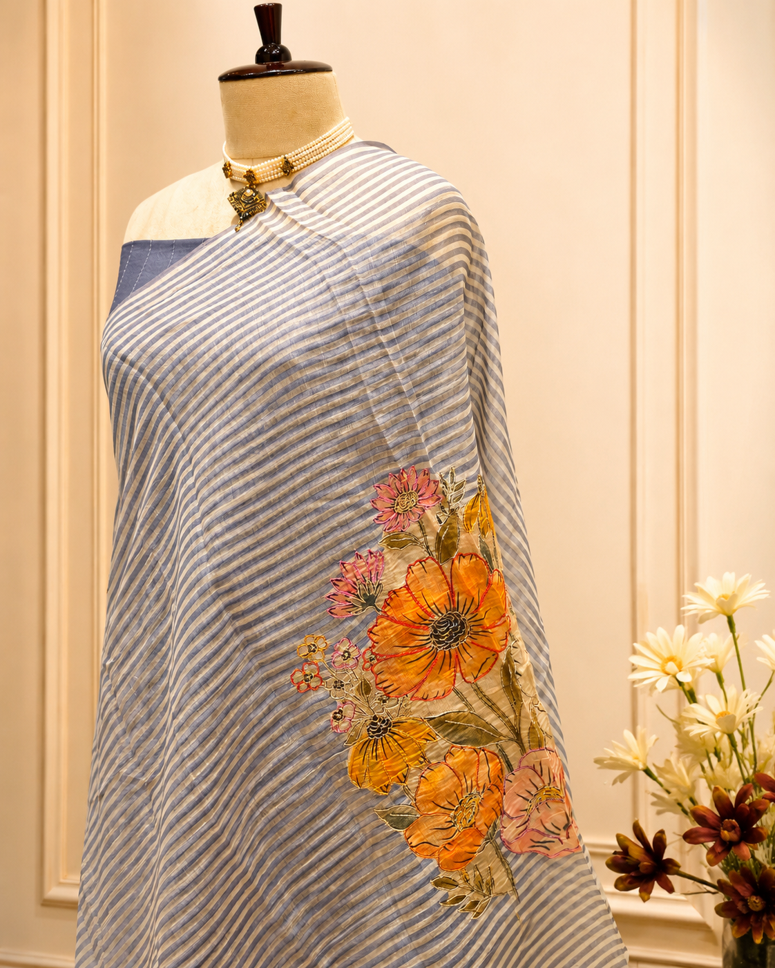 Plain Mul Cotton Designer Dupatta
