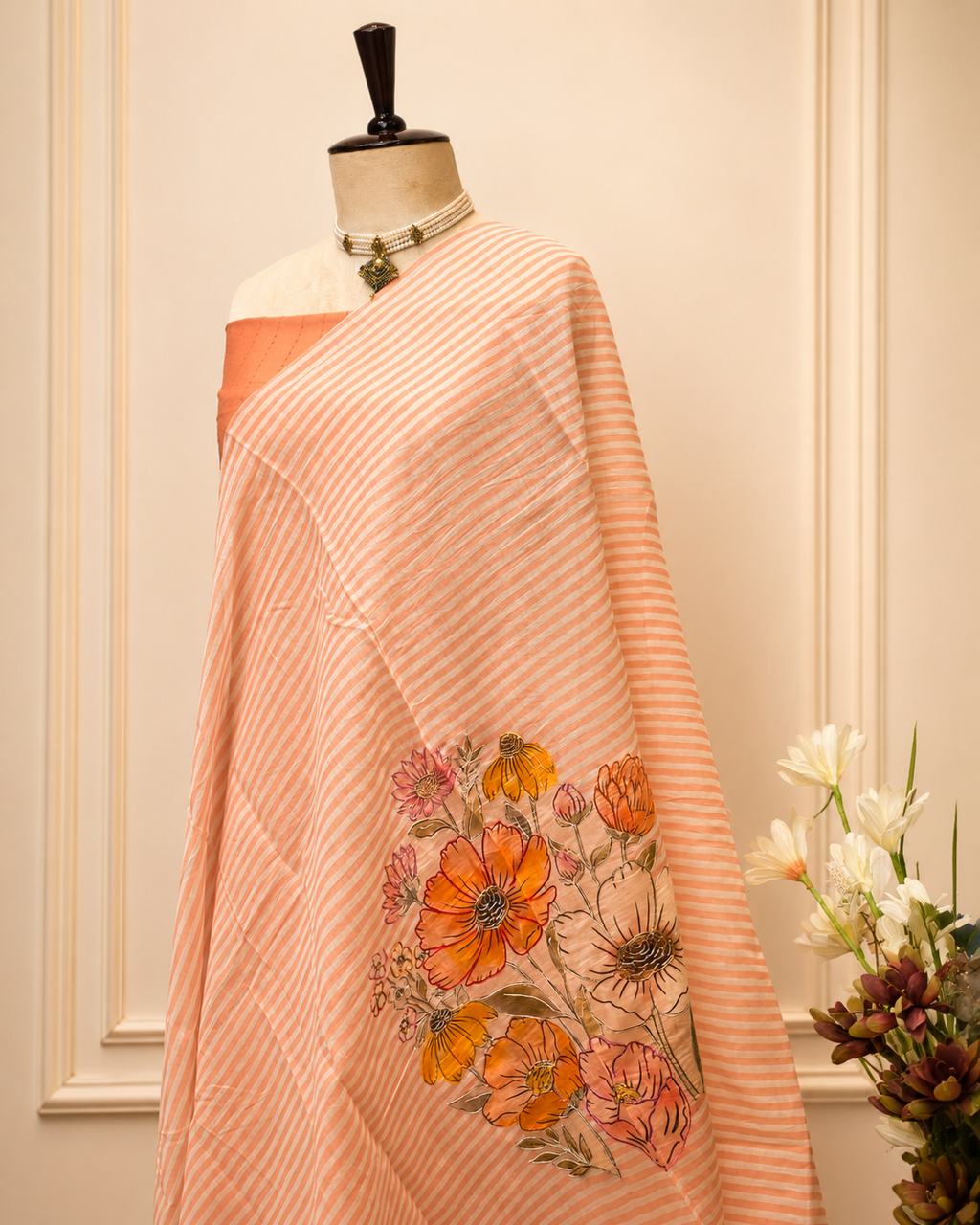 Plain Mul Cotton Designer Dupatta