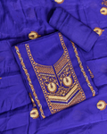 Royal Purple Embroidered Suit Set