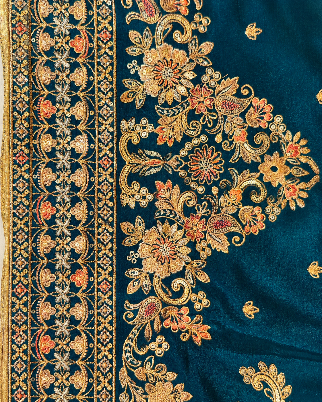 Heavy Embroidered Suit Set