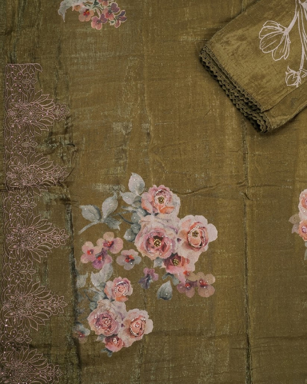 Bridal suit with Chinor Dupata