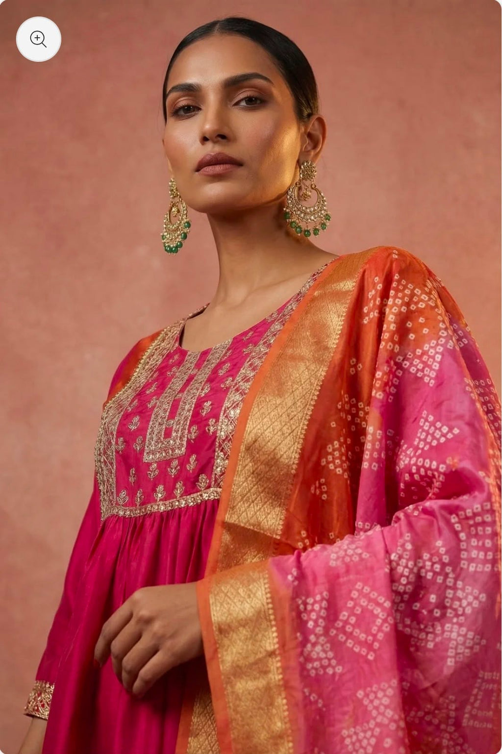 Thamur Chinnon Embroidered Kurta Set