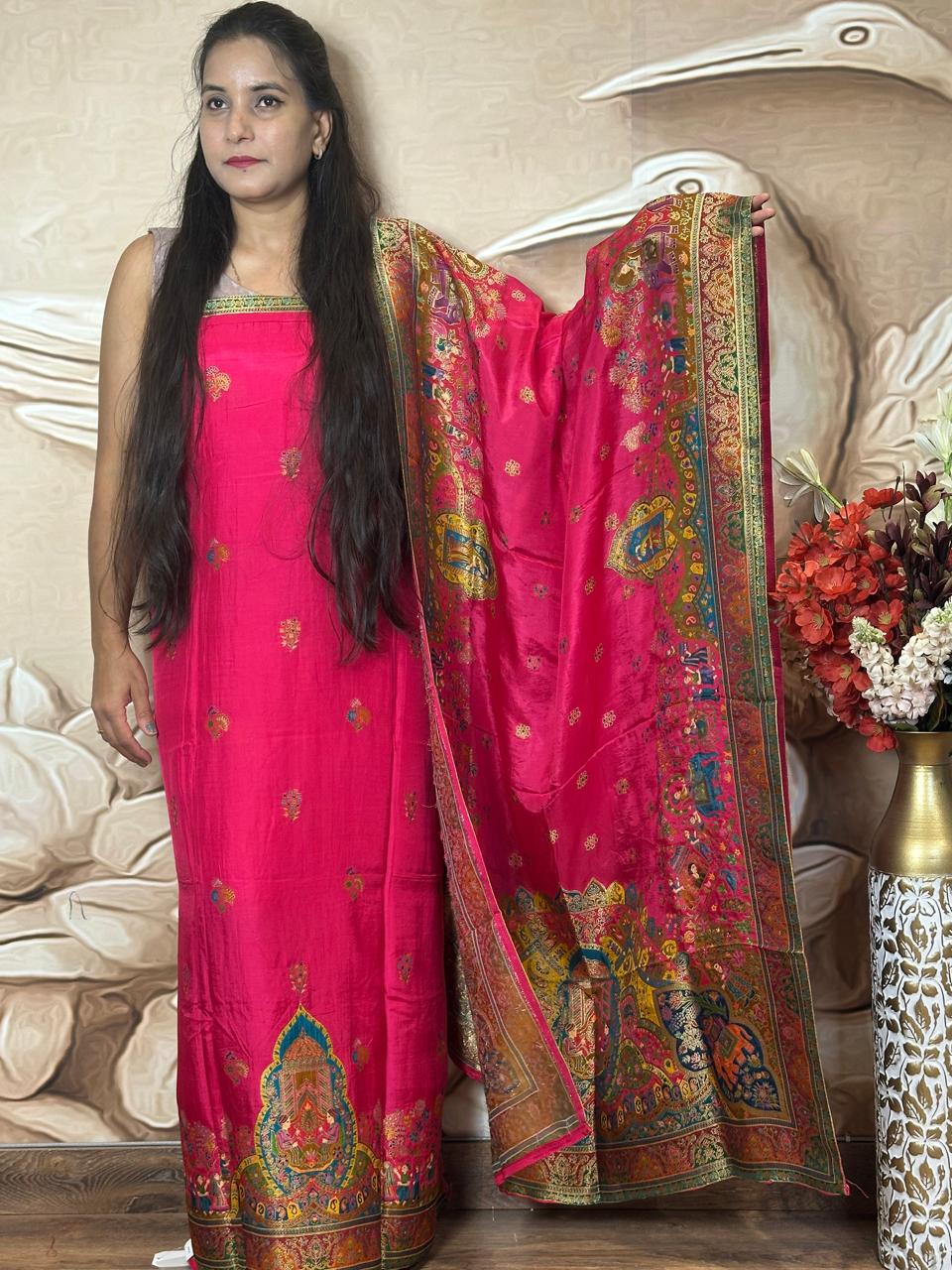 Premium Silk Jacquard Fabric