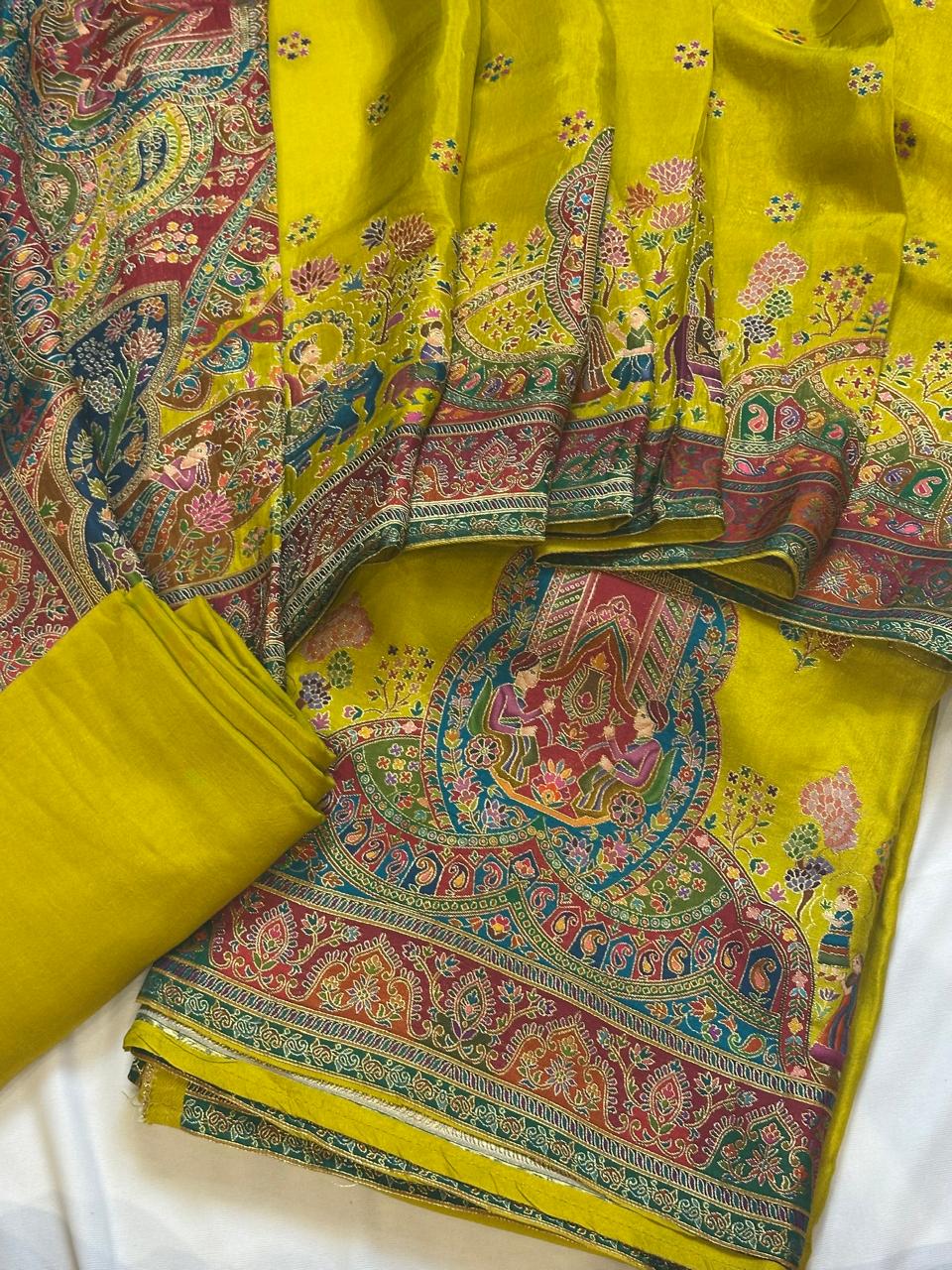 Premium Silk Jacquard Fabric