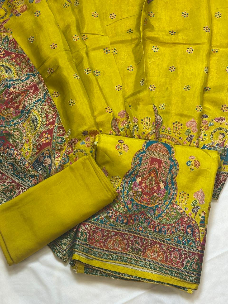 Premium Silk Jacquard Fabric