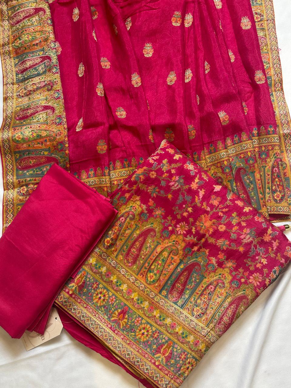 Premium Silk Jacquard Fabric