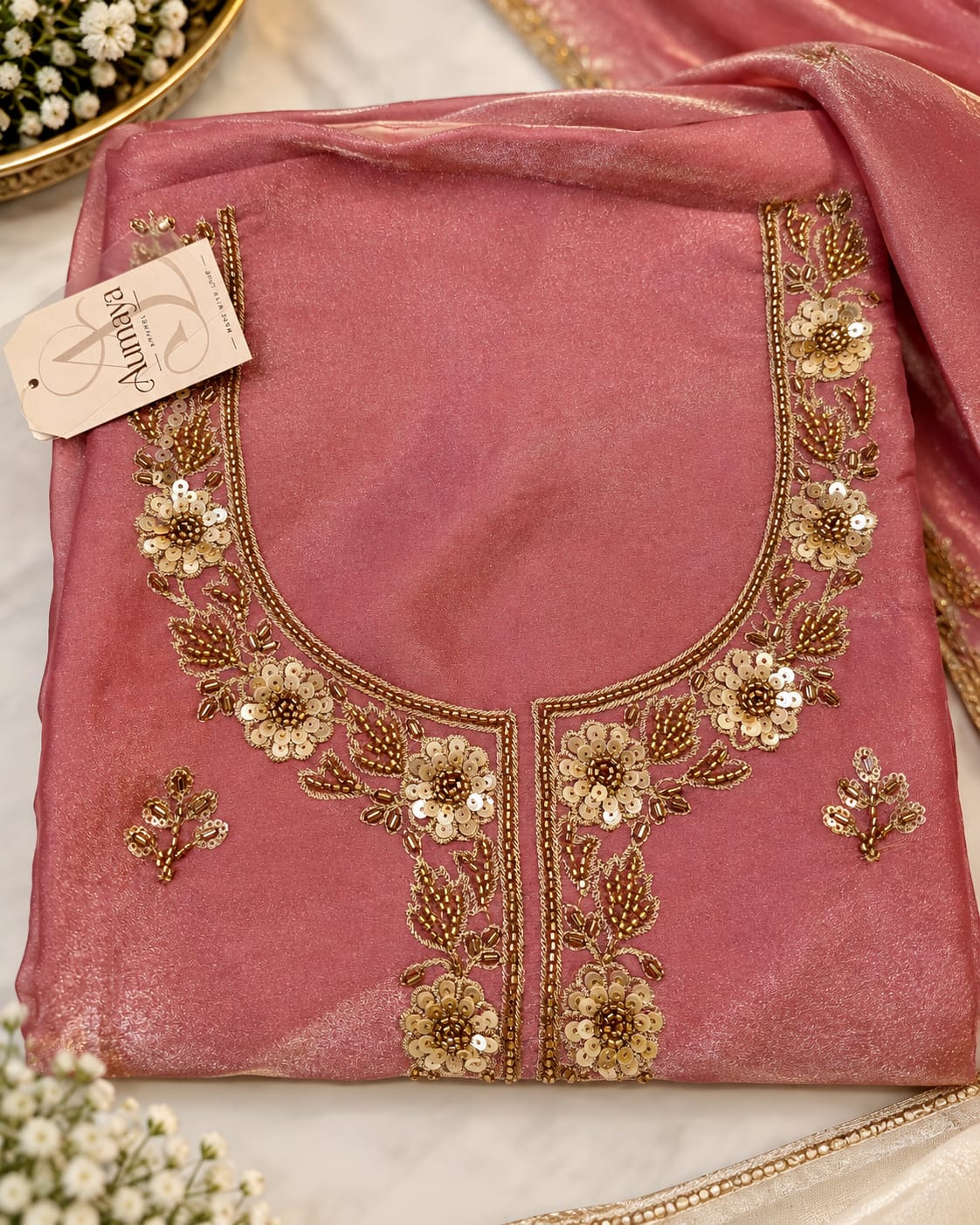 Glass Tissue Silk Suit