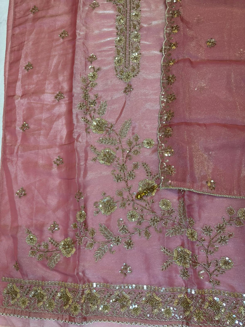 Glass Tissue Silk Suit
