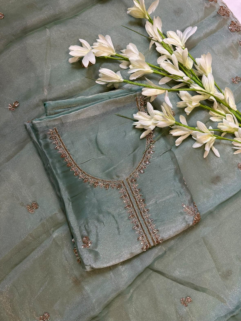 Glass Tissue Silk Suit