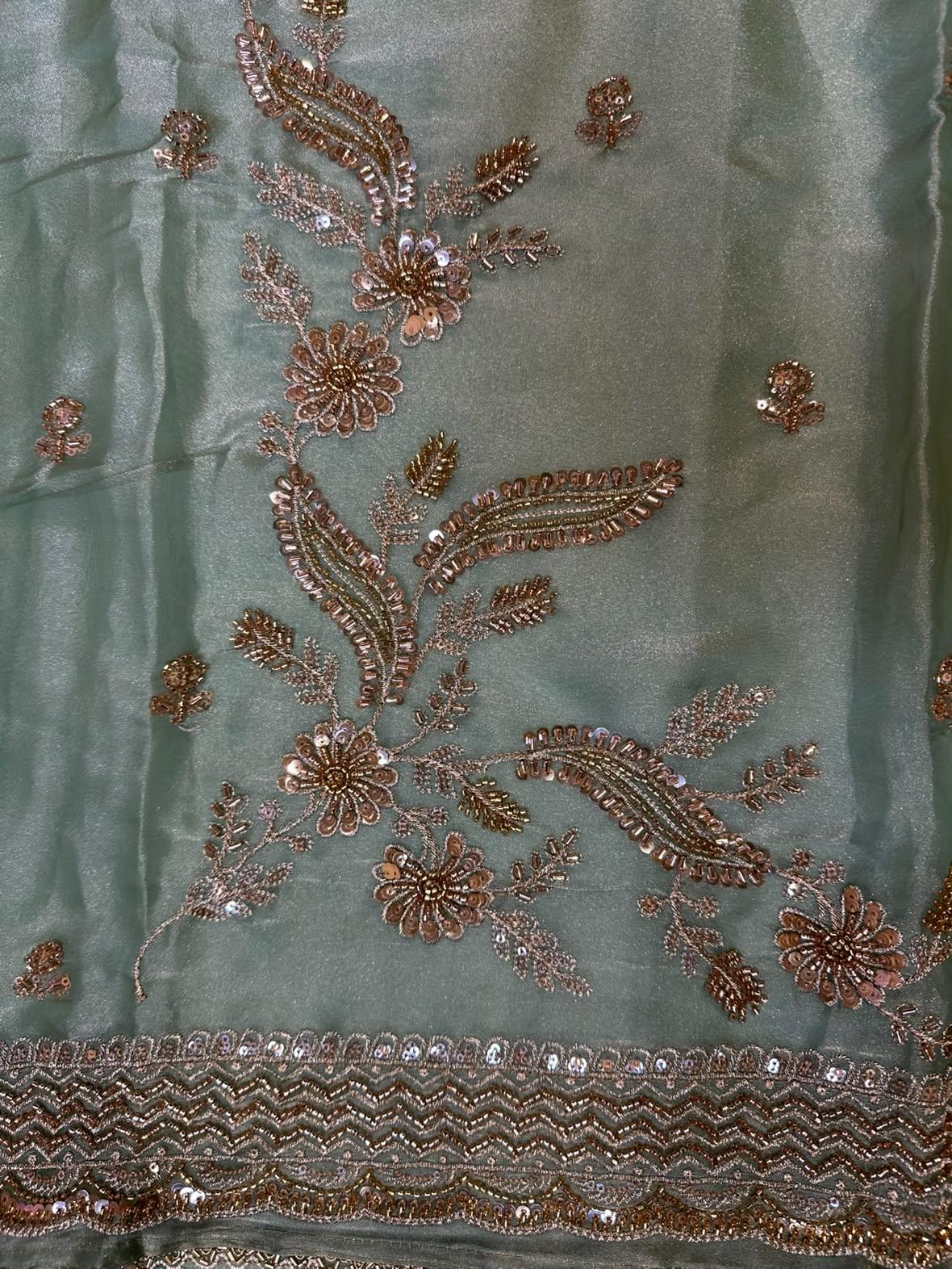 Glass Tissue Silk Suit