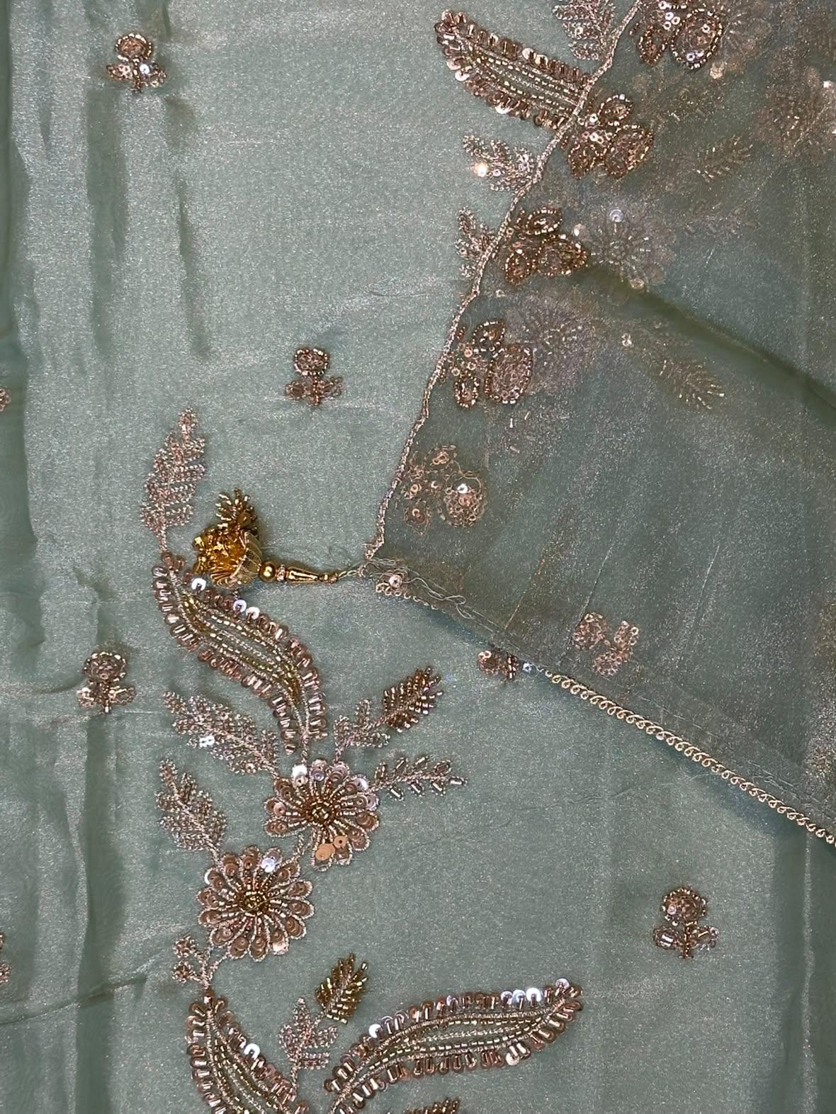 Glass Tissue Silk Suit