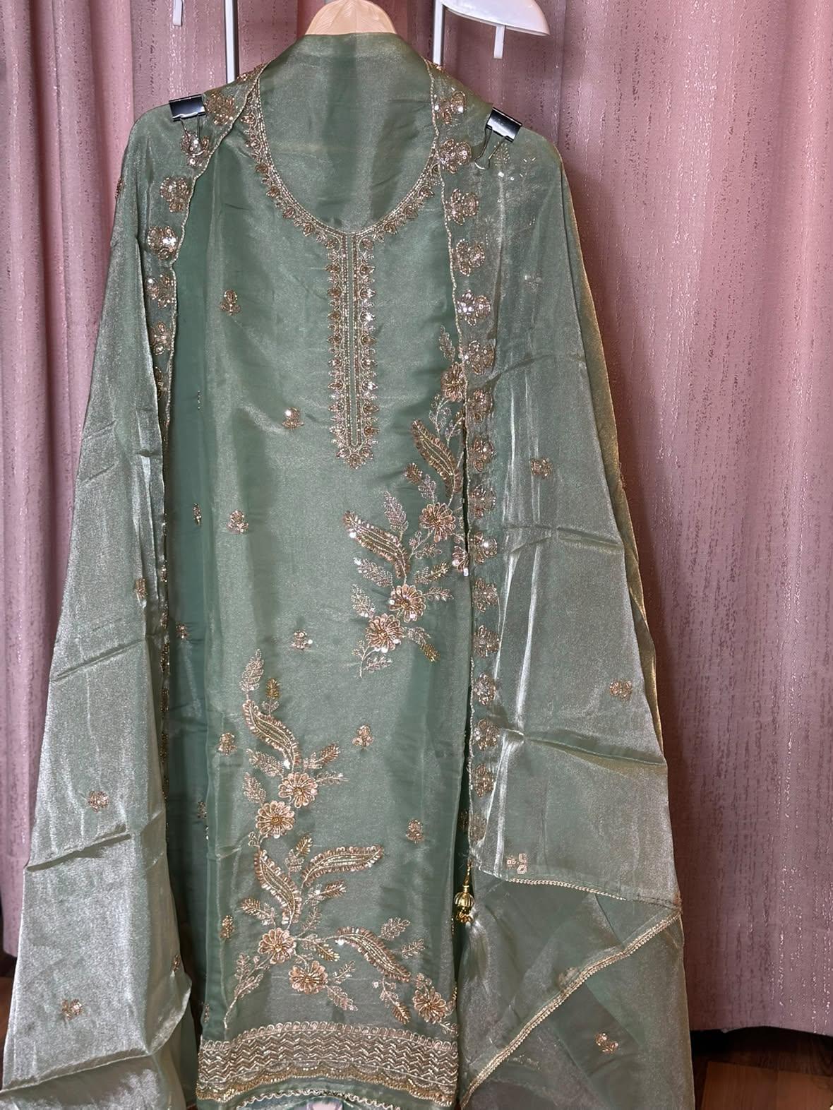 Glass Tissue Silk Suit