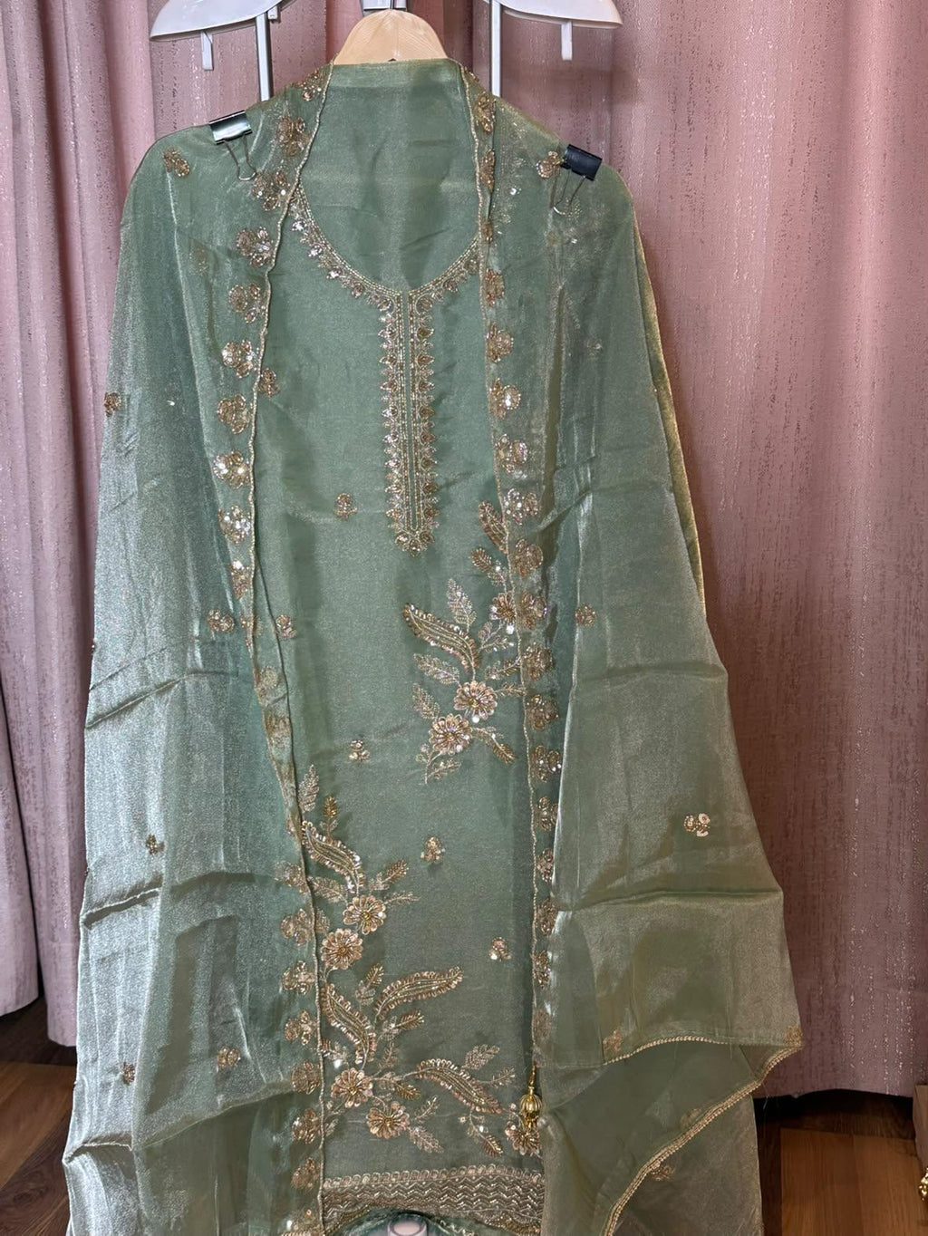 Glass Tissue Silk Suit
