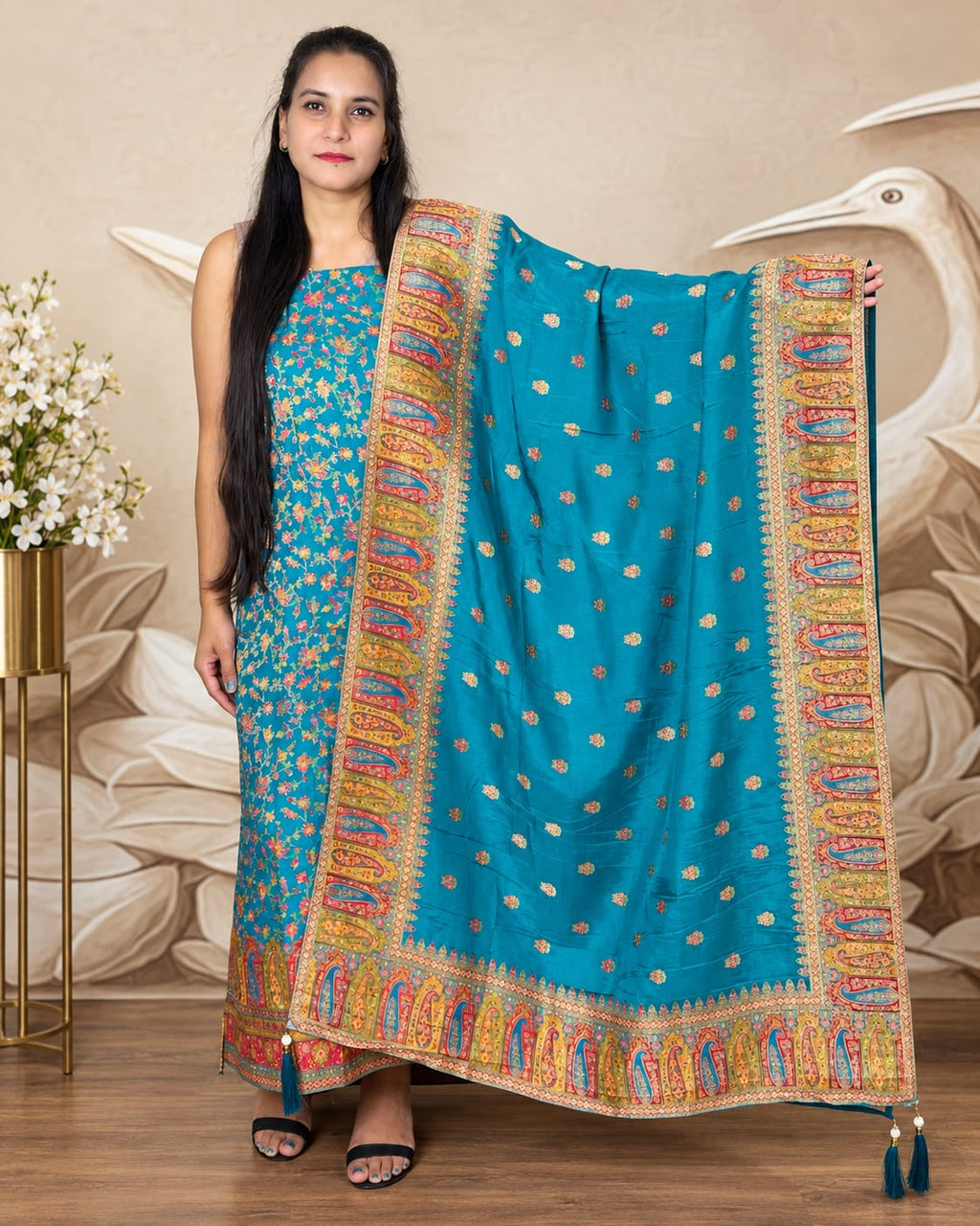 Premium Silk Jacquard Fabric
