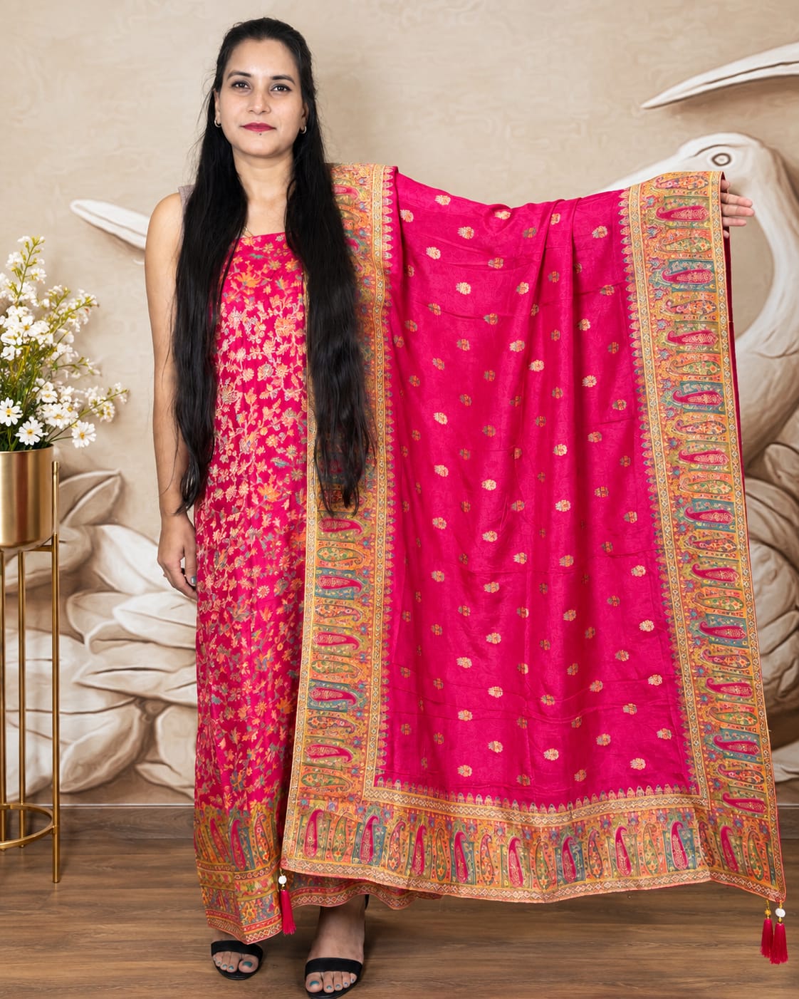 Premium Silk Jacquard Fabric