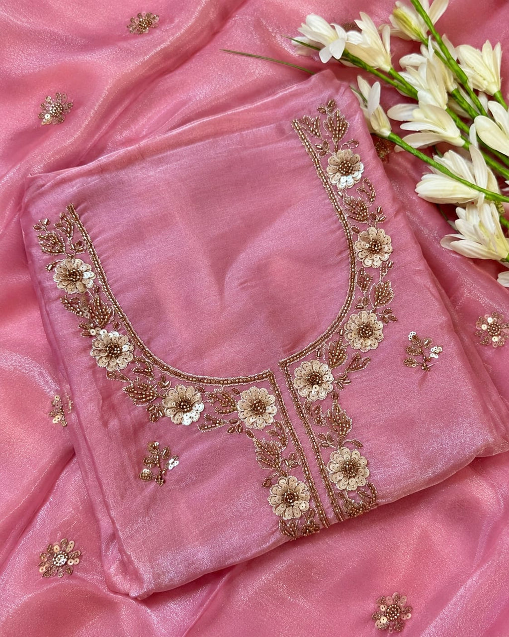 Glass Tissue Silk Suit