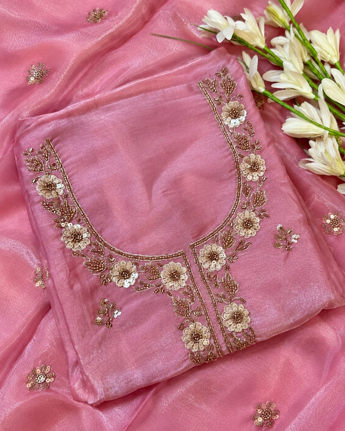 Glass Tissue Silk Suit