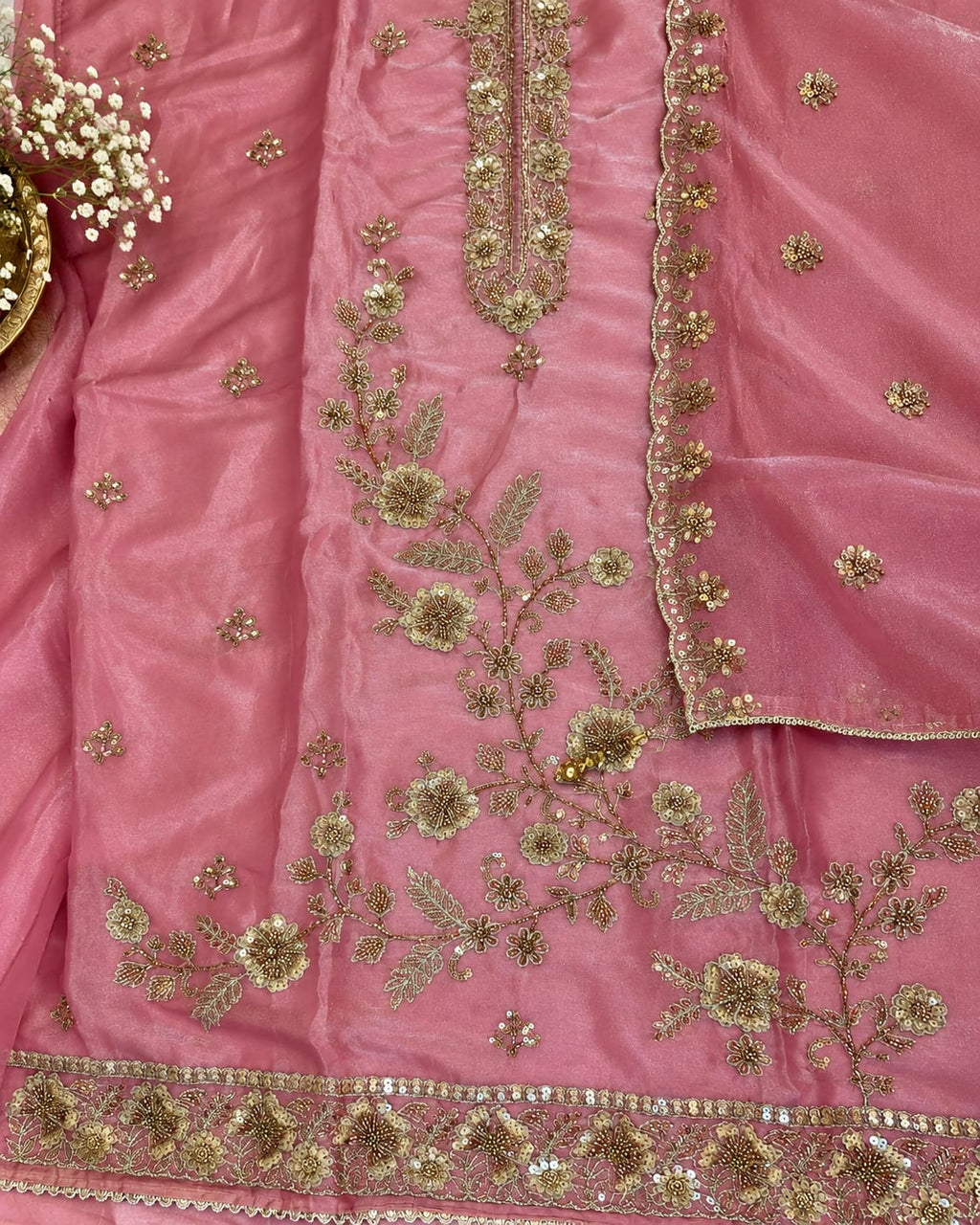 Glass Tissue Silk Suit