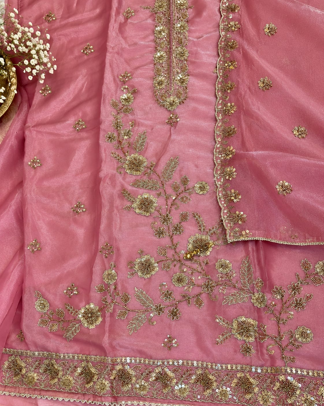 Glass Tissue Silk Suit