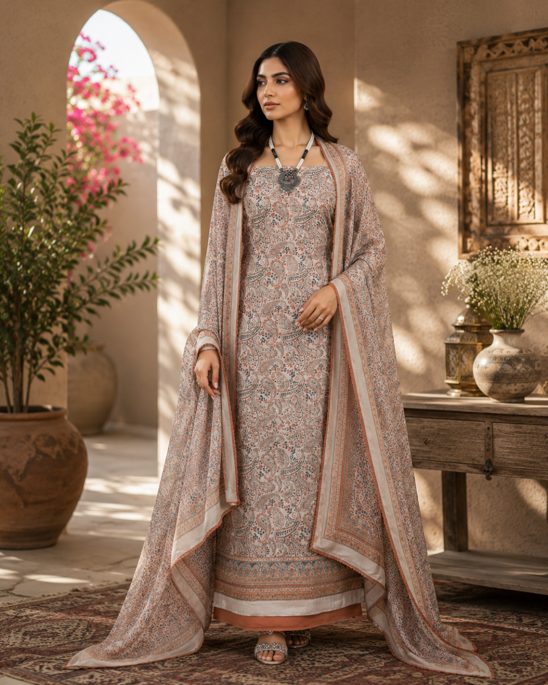 Muslin Printed 4 shades