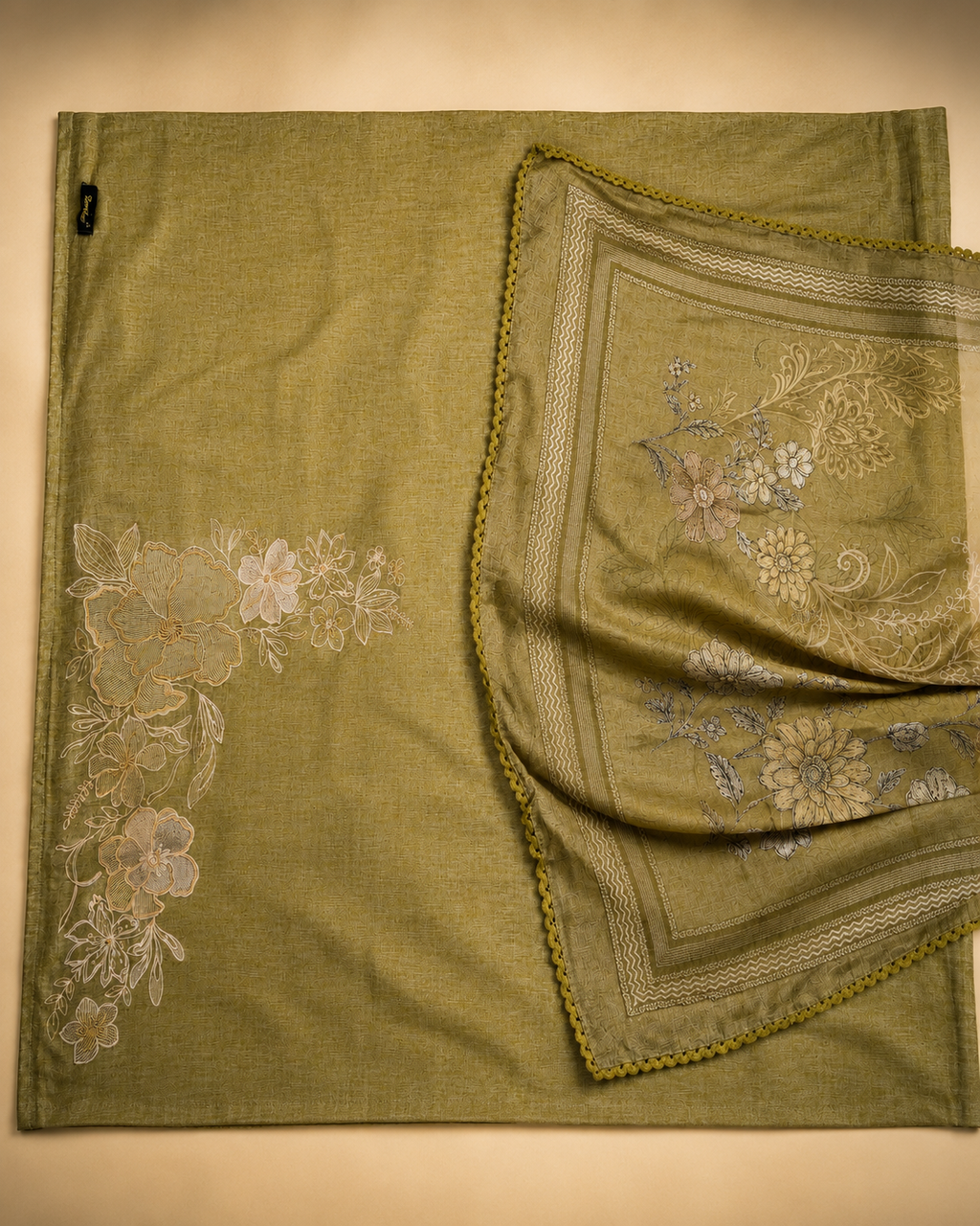 Glace Cotton Shirt & Bottom Muslin Print