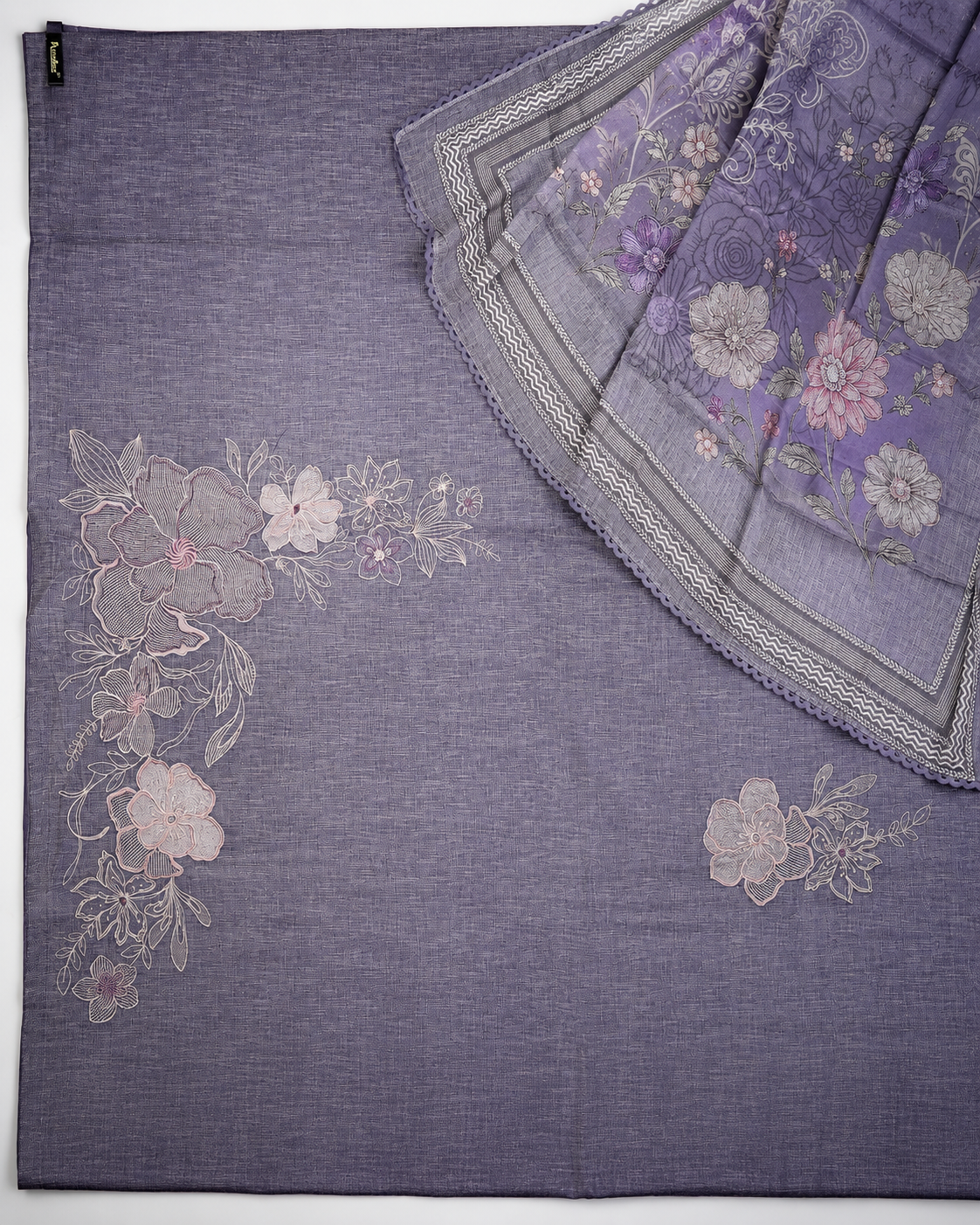 Glace Cotton Shirt & Bottom Muslin Print