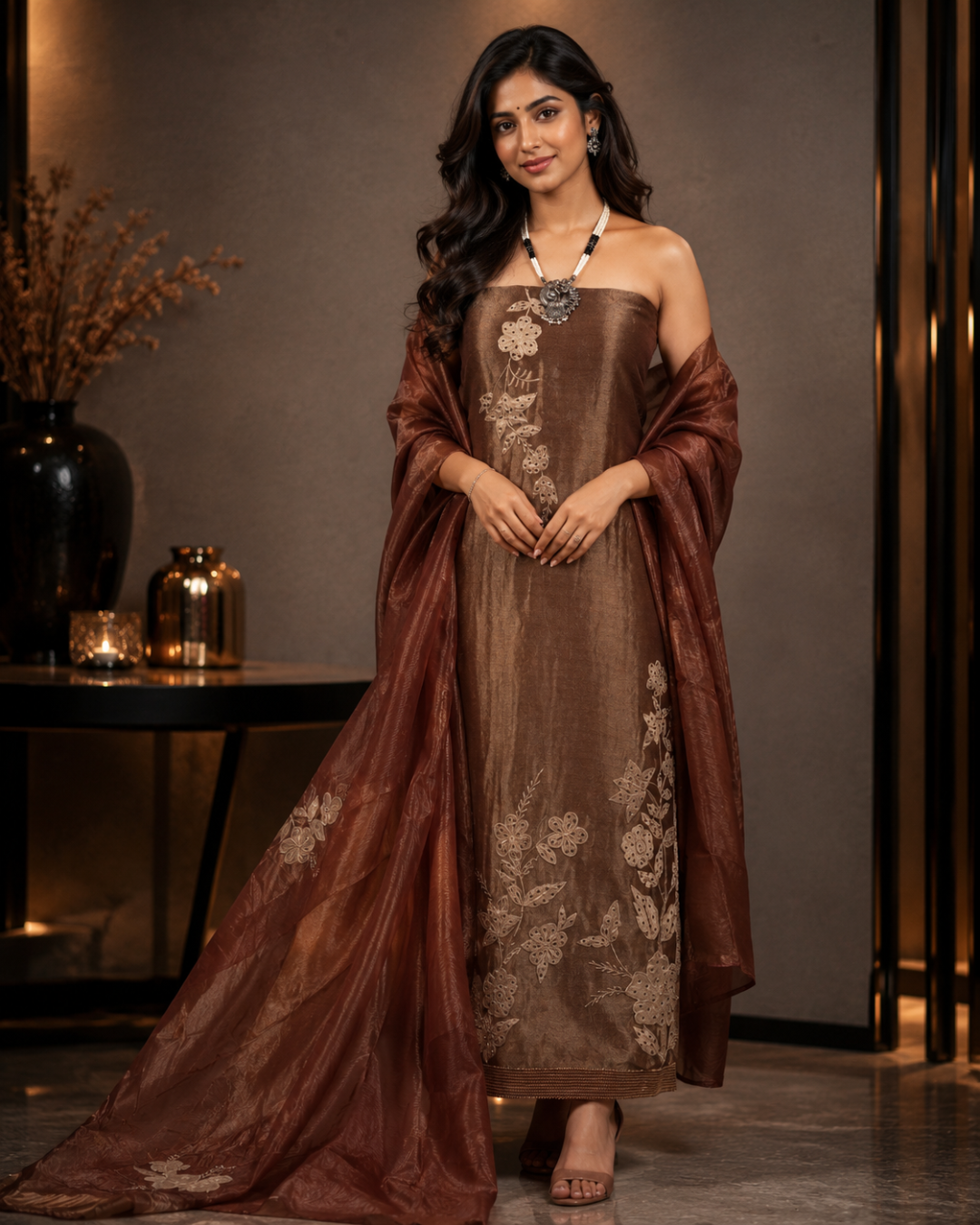 Organza Suit Overall