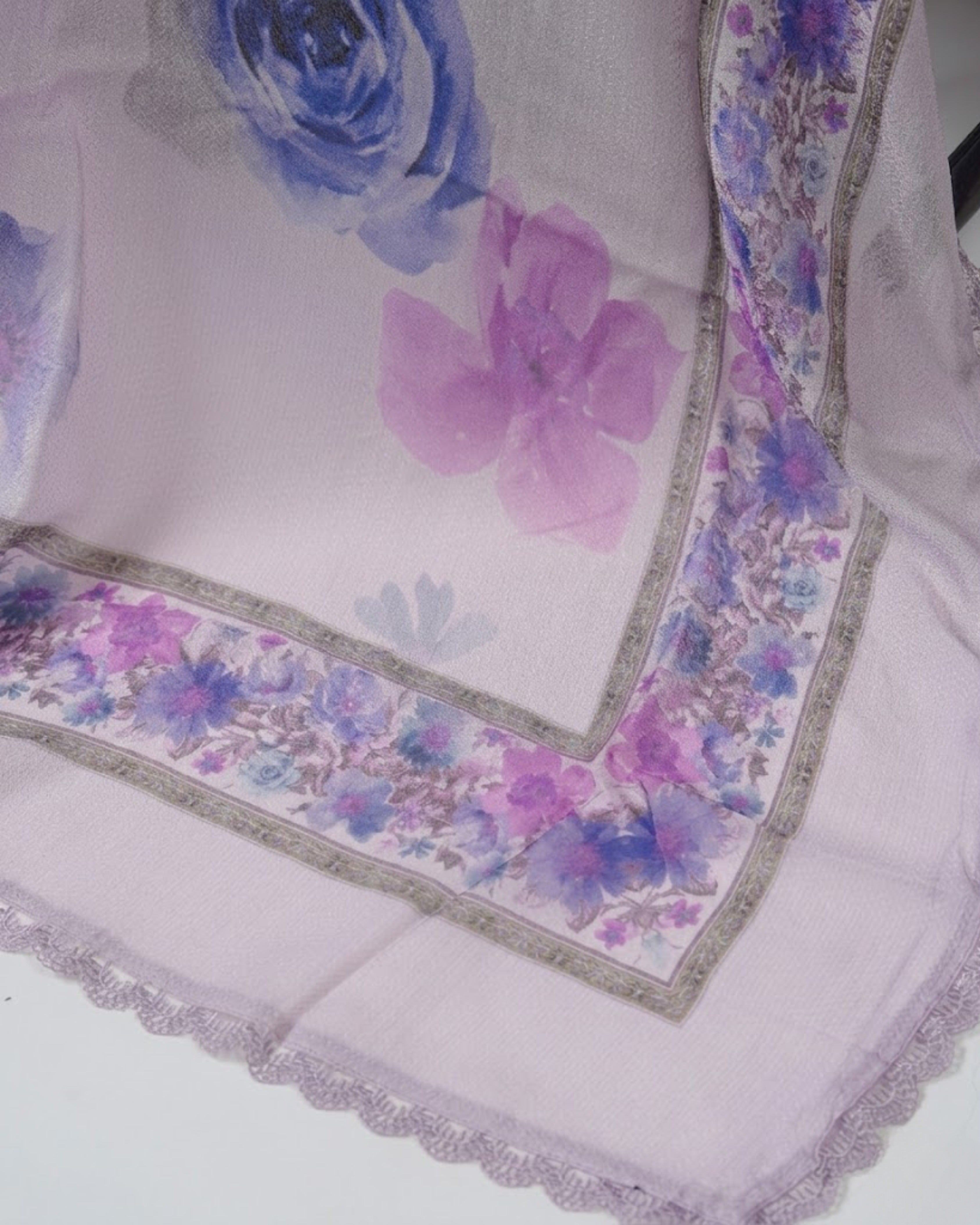All-Over Printed Bangalori Silk Suit Set with Matching Dupatta